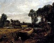 John Constable Boat-Building on the Stour oil painting picture wholesale